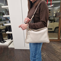 Gianni Chiarini borsa PENELOPE pelle panna