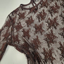 Kikisix body in pizzo marrone
