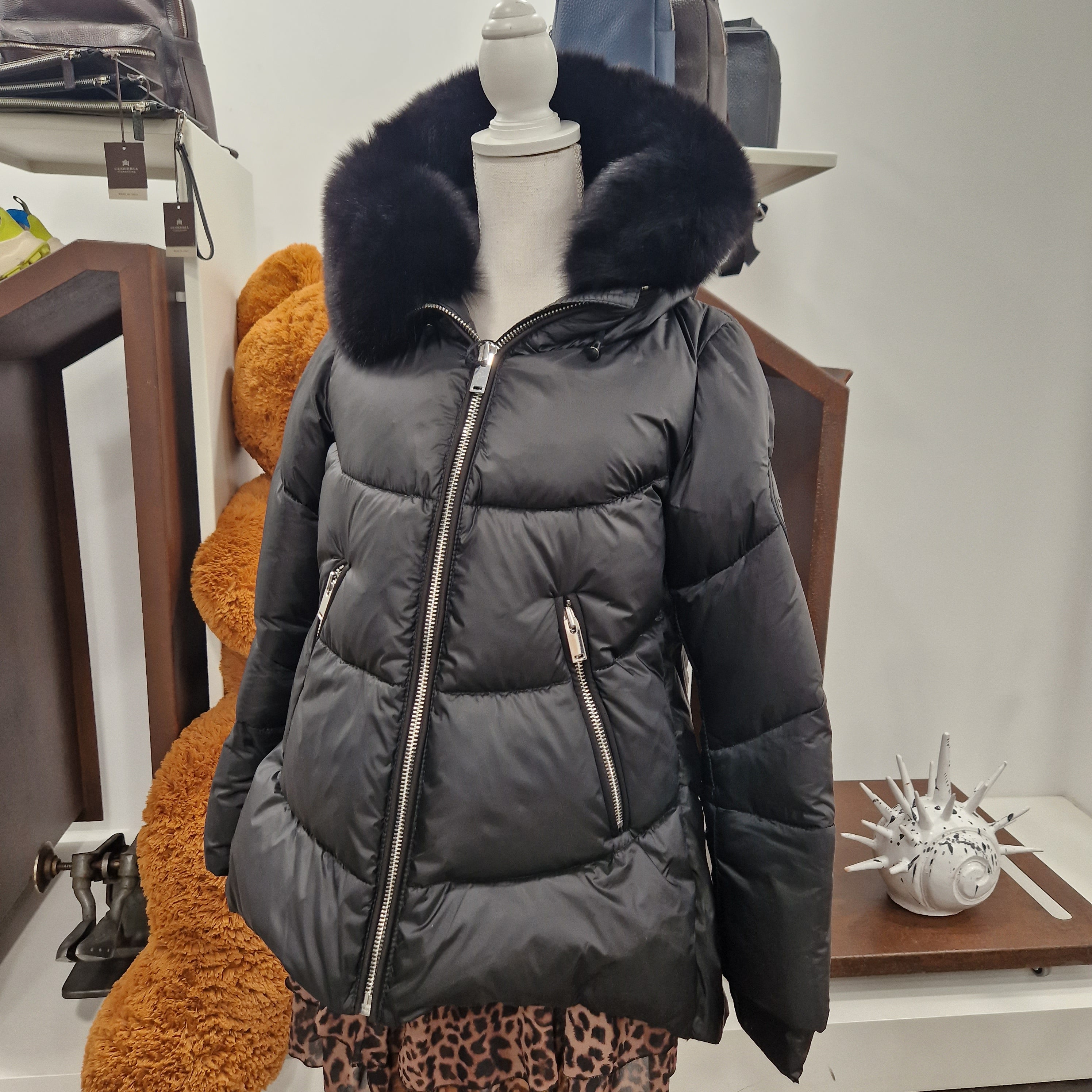 Giacca CLIZIA imbottita FLO E CLO nera