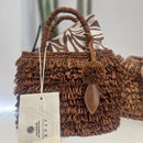 Afar borsa intrecciata a mano KEISHA dimensione piccola