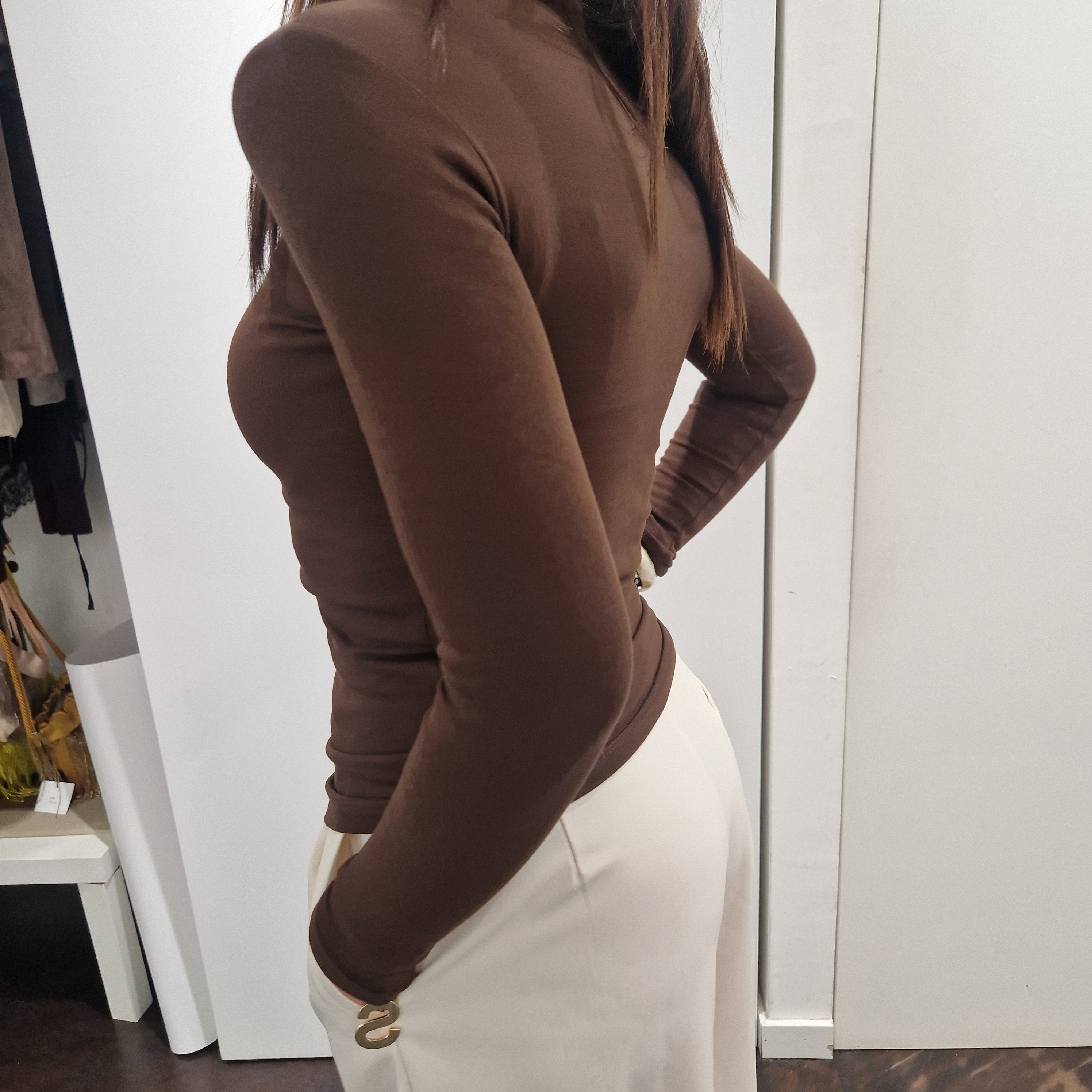 maglia COLLO ALTO cotone