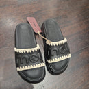 Mou sandalo ciabatta fascia Eva one-piece slide nero