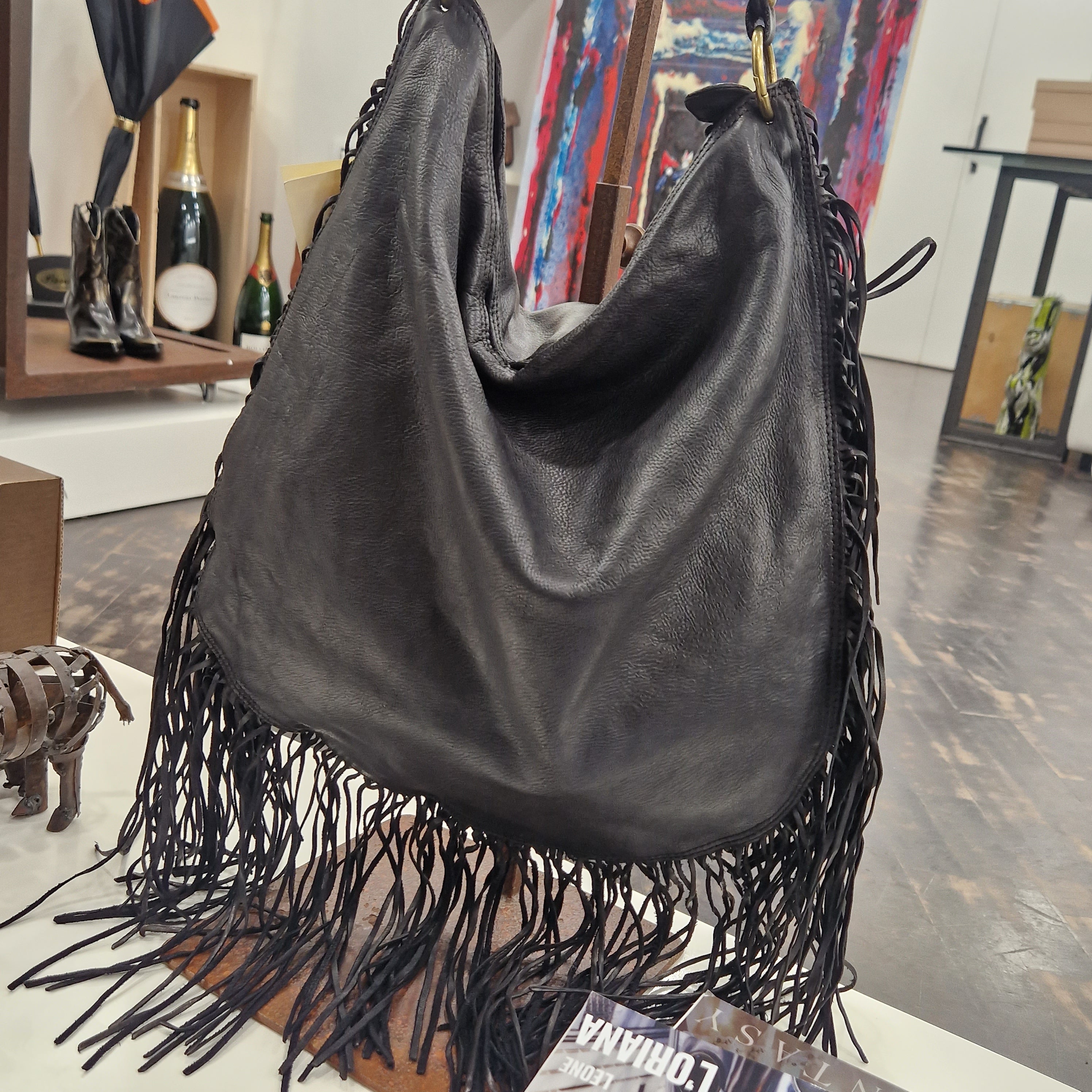 Campomaggi borsa linea ZEFIRO con frange