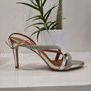 Bibilou sandalo argento con strass