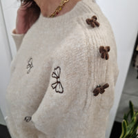 Maglione FIOCCO panna