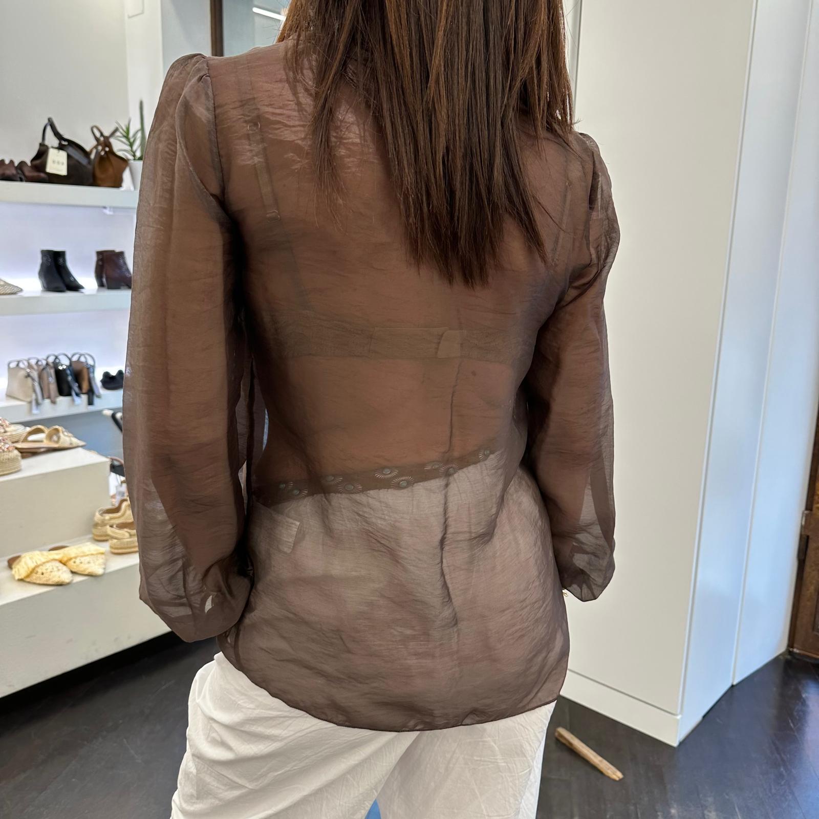 Kikisix camicia con laccetti