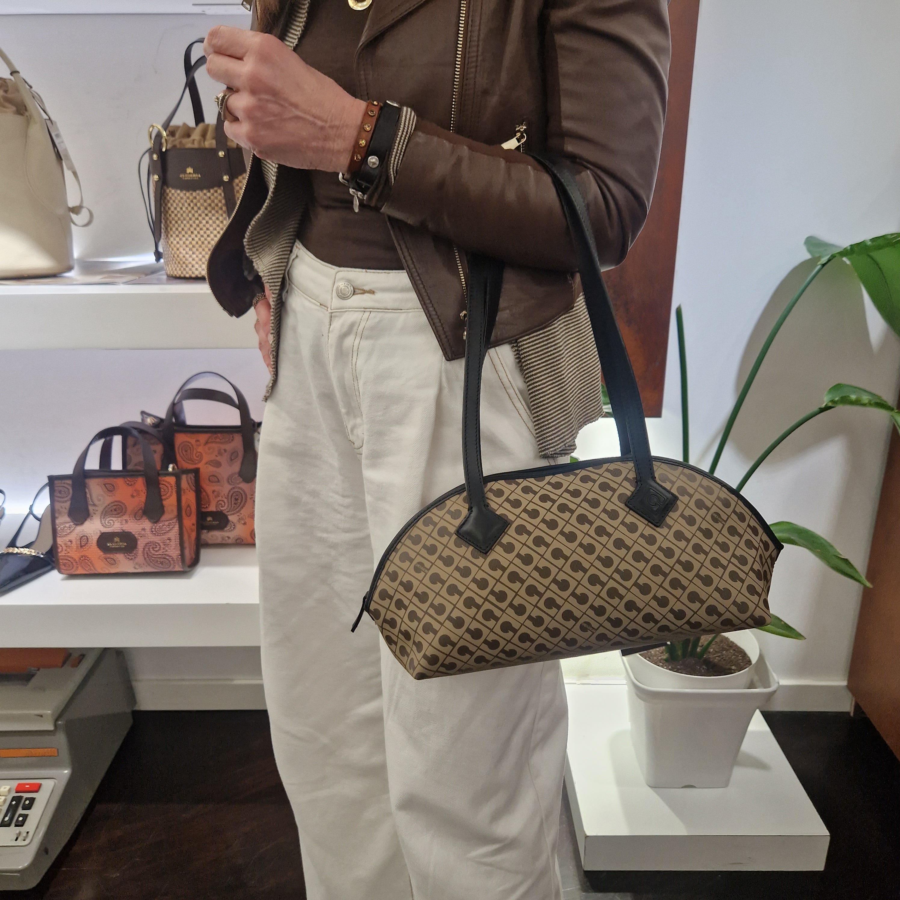 Gherardini borsa BAGUETTE millerighe