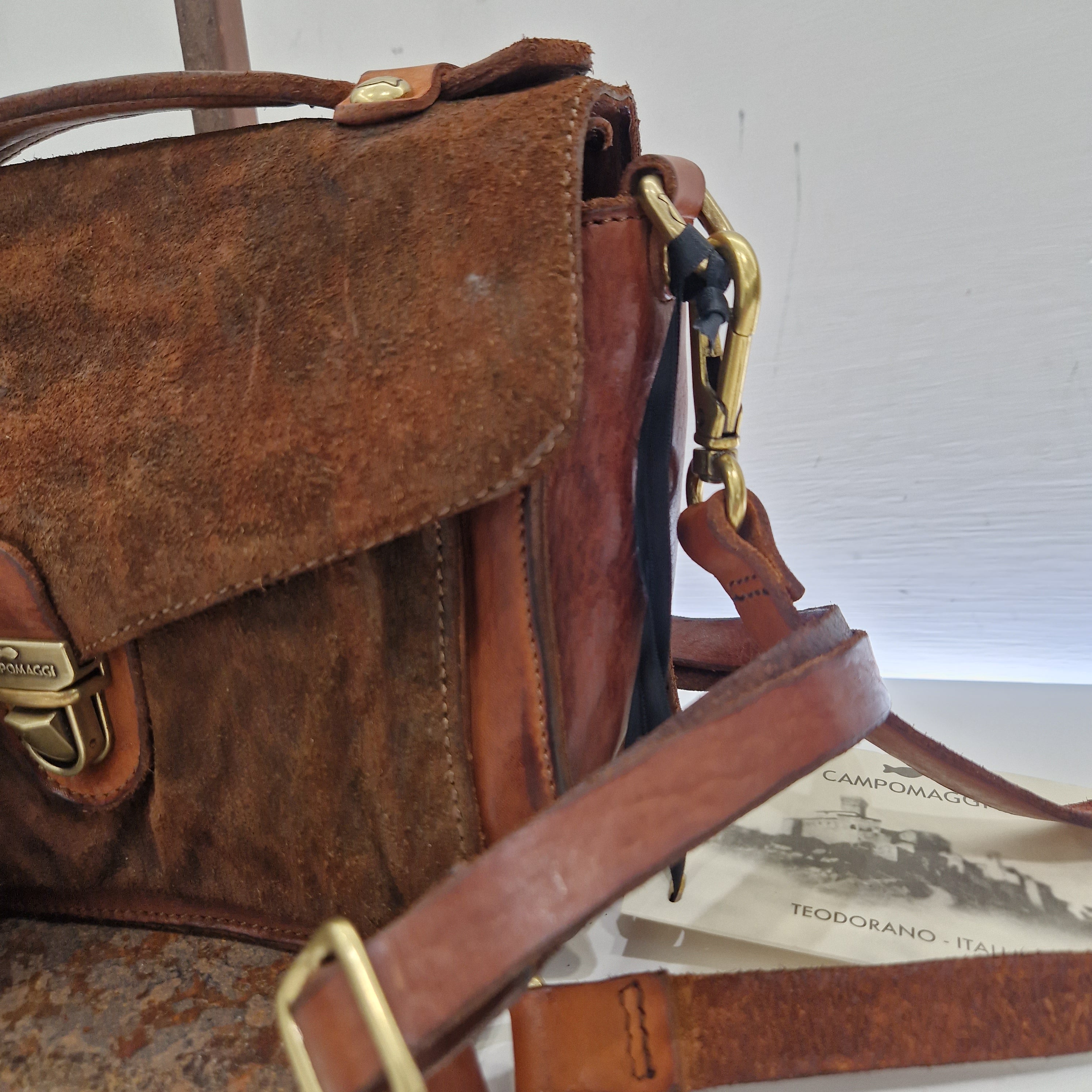 Campomaggi borsa AURORA  color cuoio + AURORA mini