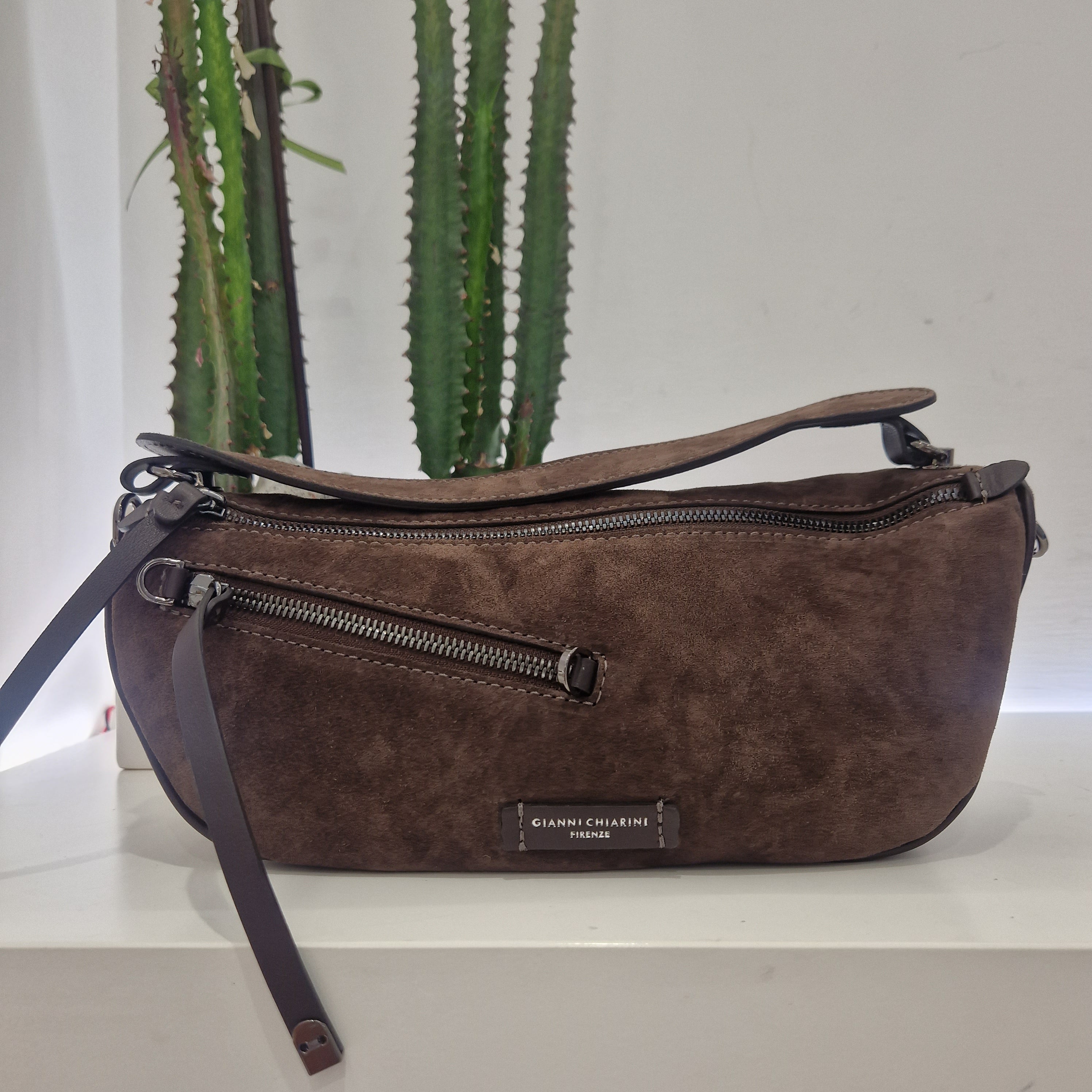 Gianni Chiarini borsa CINDY suede moka