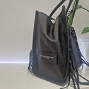 Gianni Chiarini  linea MARCELLA  dimensione grande pelle nera  frange