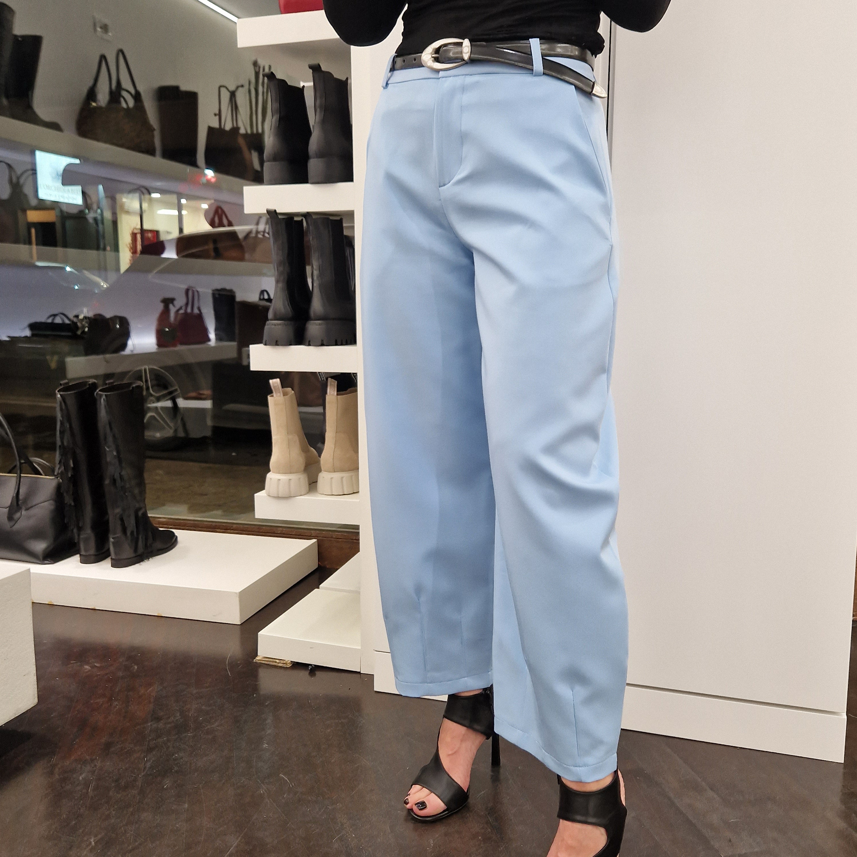 Pantalone TULIPANO celeste