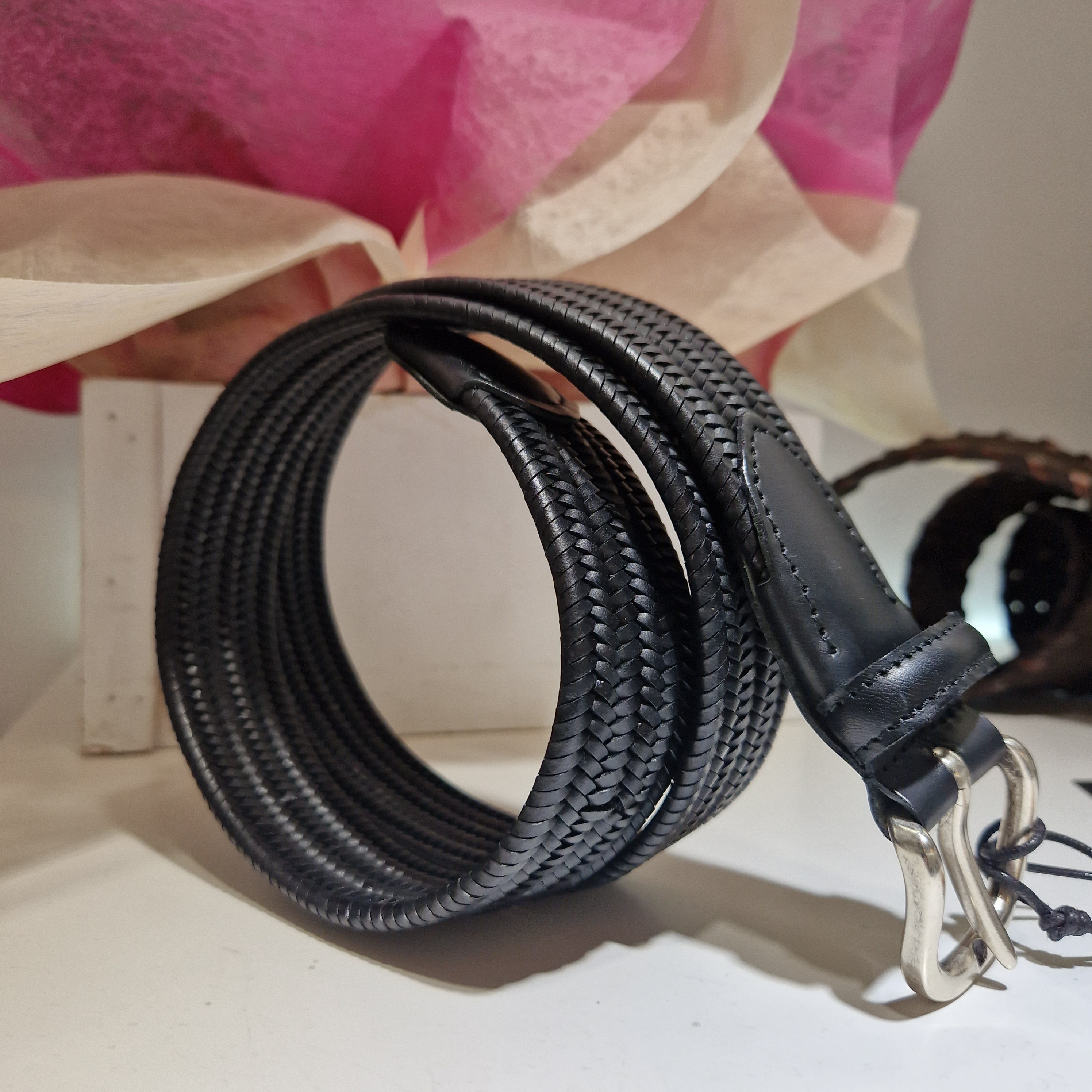 Alberto Luti belt SMALL BRAIDED