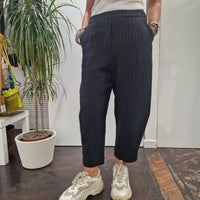 Pantalone LICIA nero GESSATO