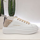 Alexander Smith bianca  modello Wembley strass maxi champagne