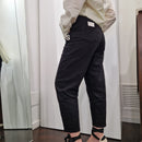 Pantalone CARROT nero