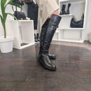 Faire long black boot