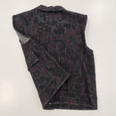 Kikisix gilet in jeans stampa fiori