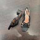 Bibilou sandalo nero   tacco 5 cm