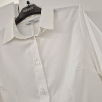 KIKISIX Camicia OXFORD bianca