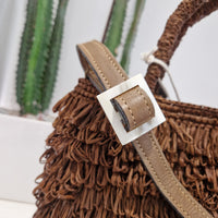 Afar borsa intrecciata a mano KEISHA dimensione piccola