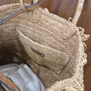 Afar borsa intrecciata a mano LEISHA