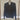 Maglia cardigan nero con bottoncini oro