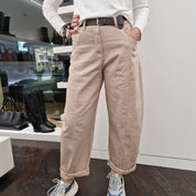 KIKISIX pantalone ballon rosa cipria