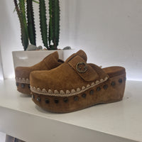 Mou sabot color cuoio