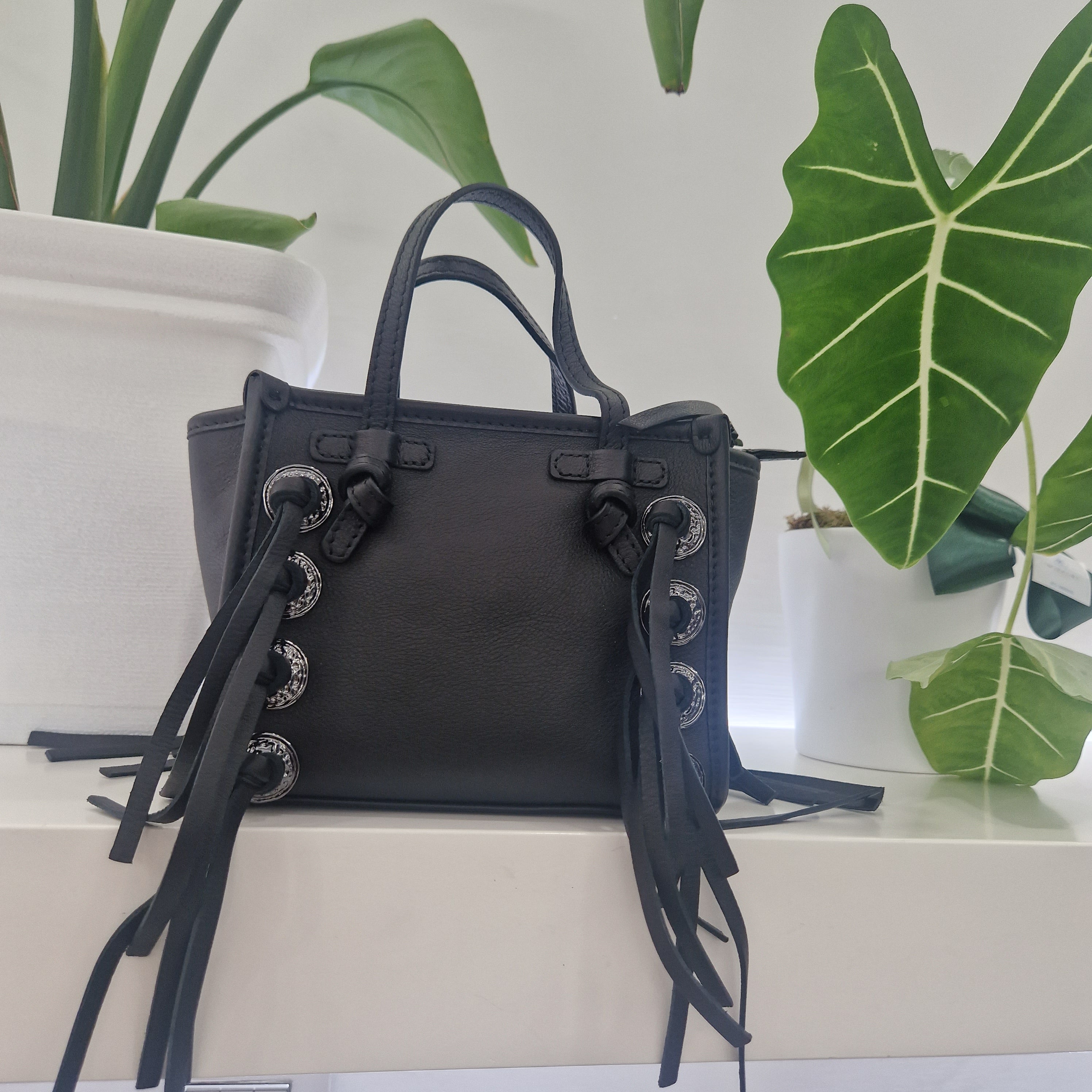 Gianni Chiarini  MISS MARCELLA  dimensione piccola pelle nera  frange