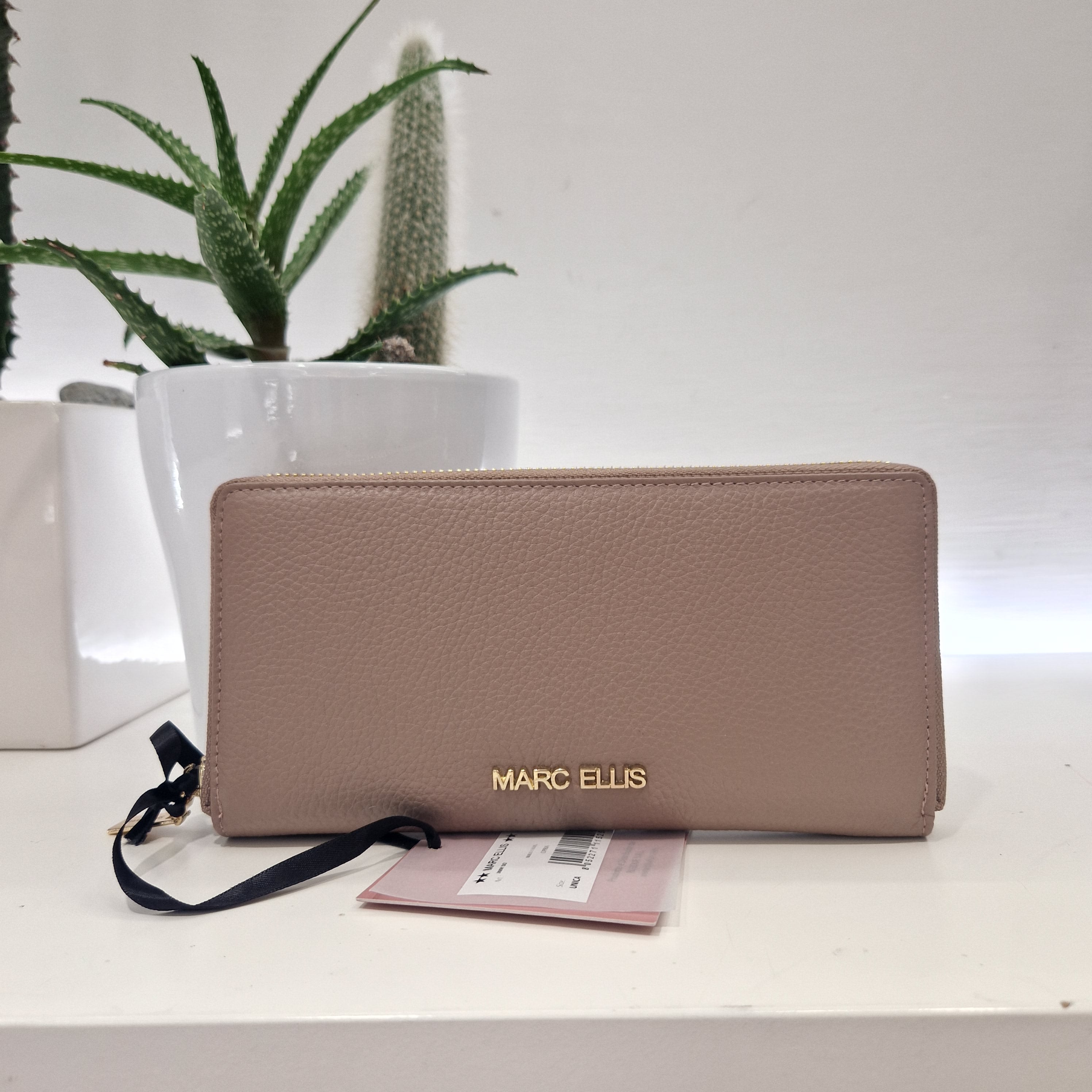 Jinny model wallet in powder