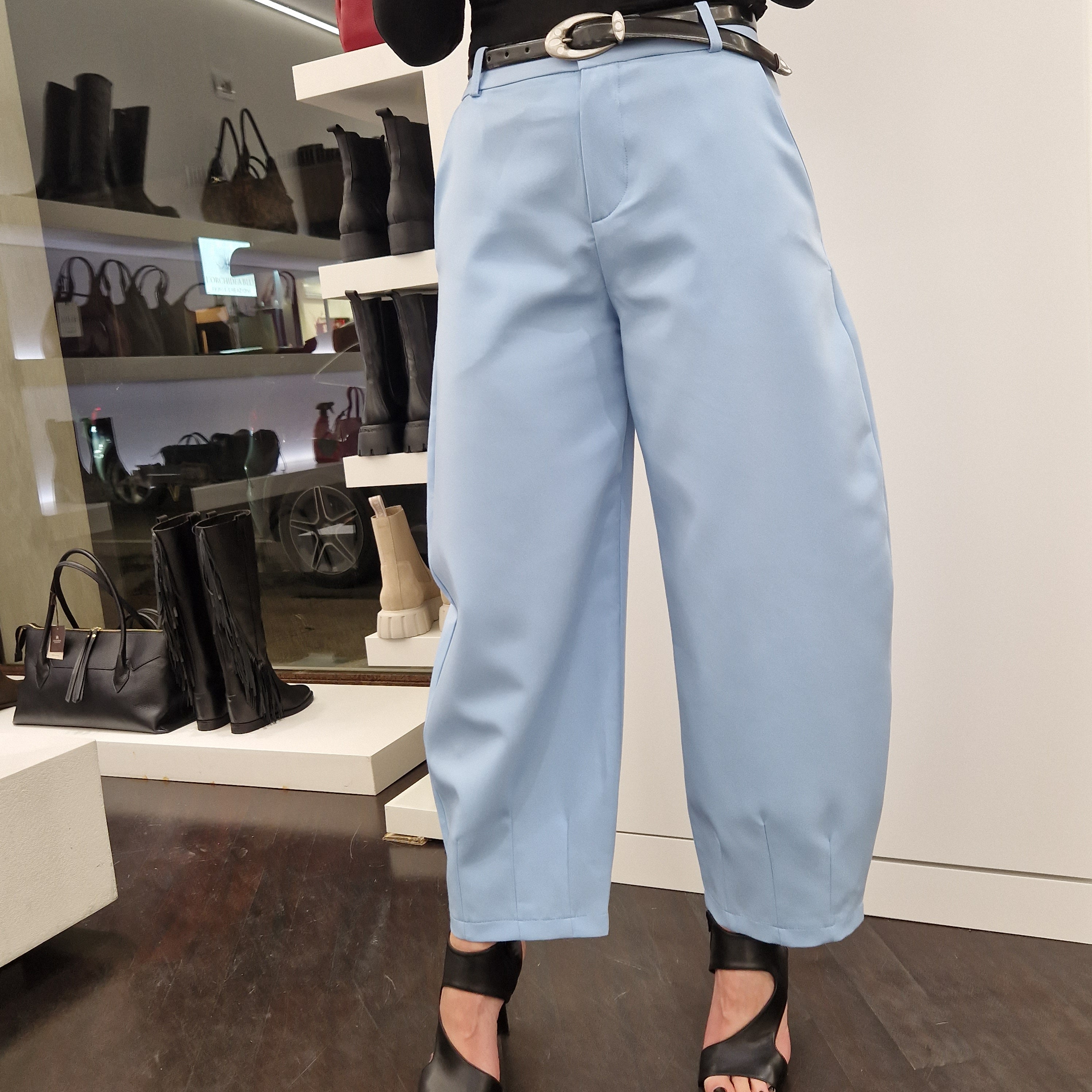 Pantalone TULIPANO celeste