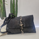 Campomaggi borsa ELGA nera accessori argento
