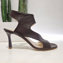 Isabelle Paris sandalo in pelle t.moro Tacco 7 cm