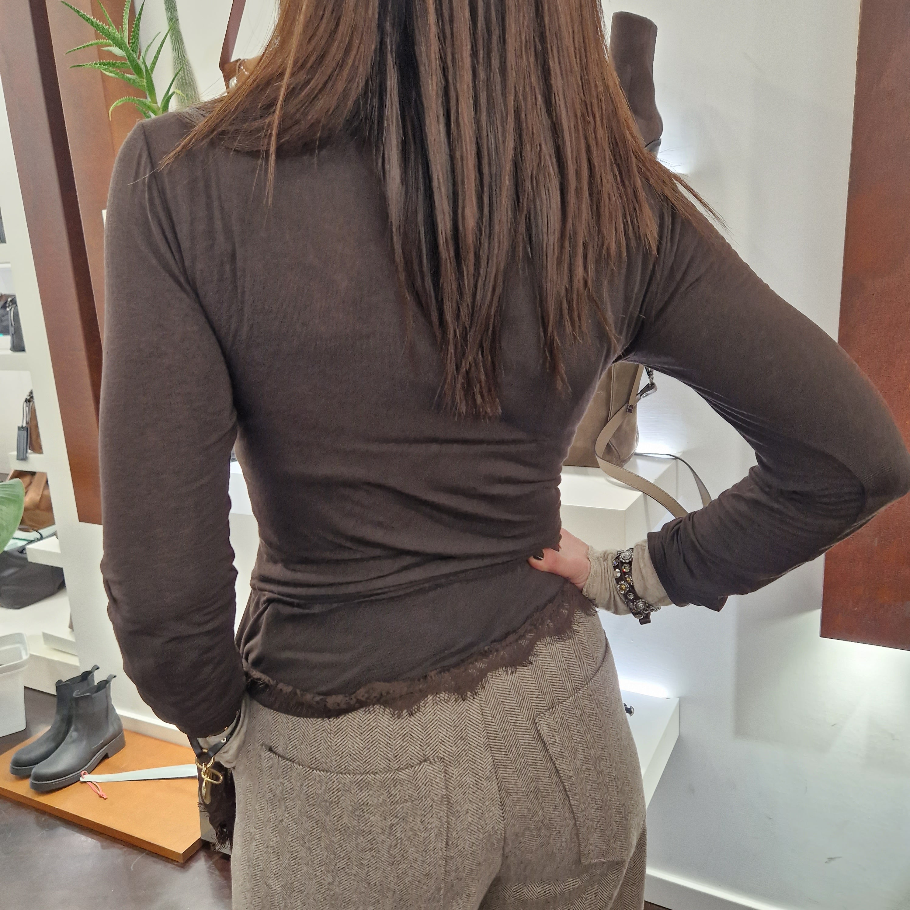 Maglia sottile CARINA color t.moro