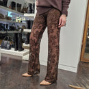 Kikisix pantalone ZARINA paillettes moro