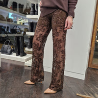 Kikisix pantalone ZARINA paillettes moro