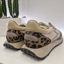 Moa sneakers RUNNING color taupe dettaglio leo