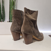 ENJOY stivaletto FORI texano suede color taupe