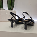 Pinko scarpa sling back vernice nera