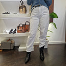 Pantalone jeans CARROT bianco