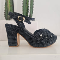 Fiorina sandalo JESS tacco 80 nero
