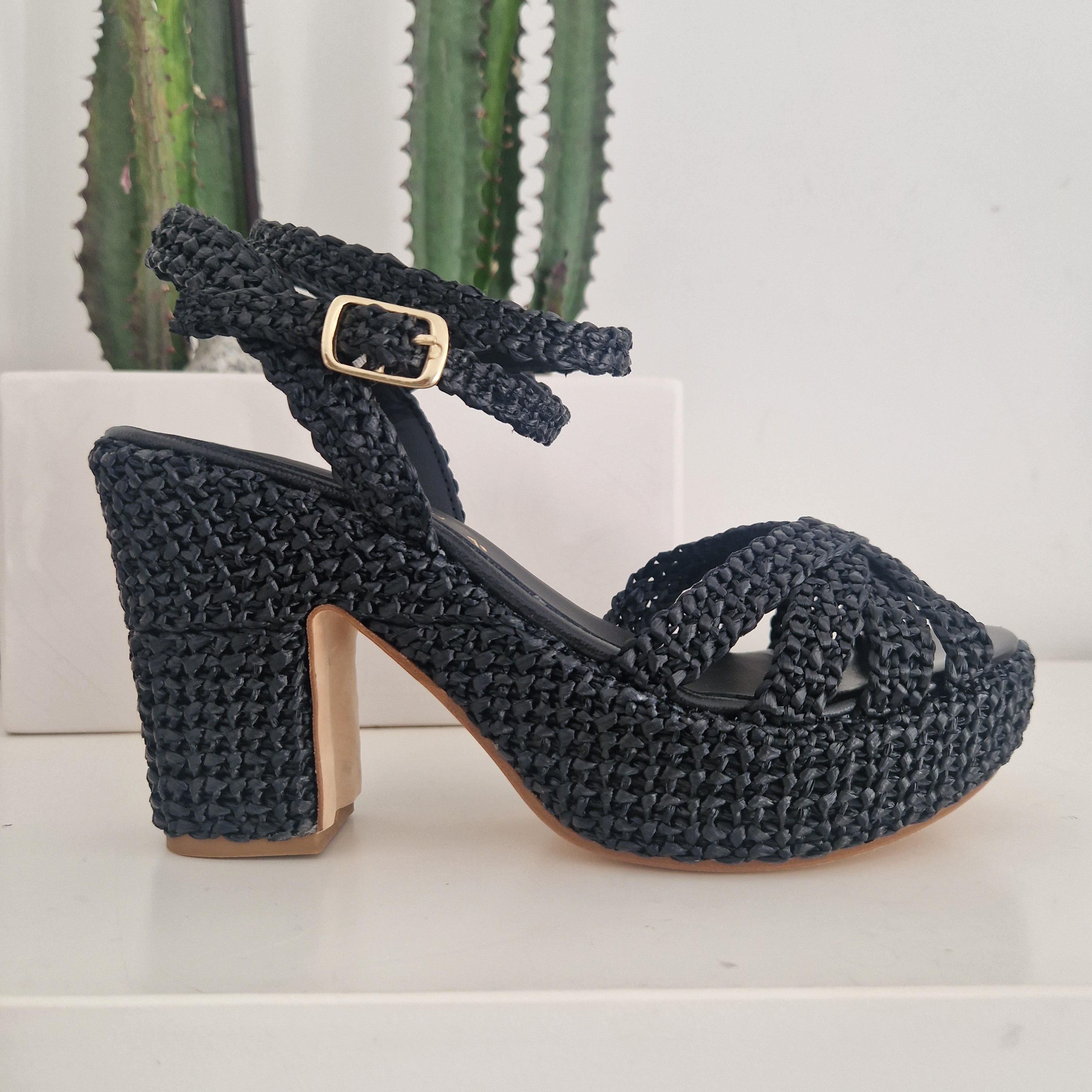 Fiorina sandalo JESS tacco 80 nero