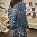 Giacca/camicia in jeans  sfrangiato