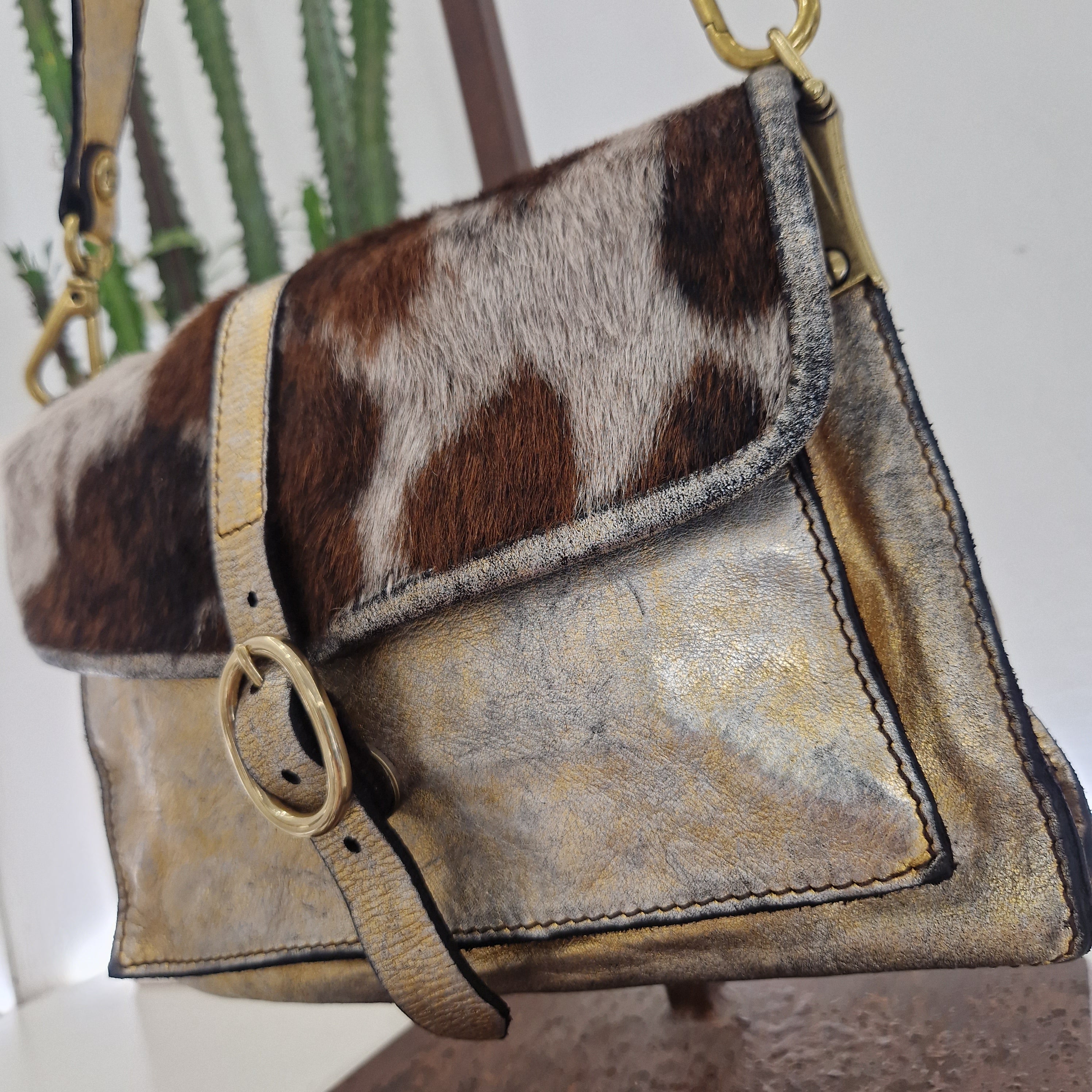 Campomaggi borsa PONY color oro