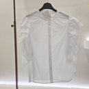Camicia bianca smanicata
