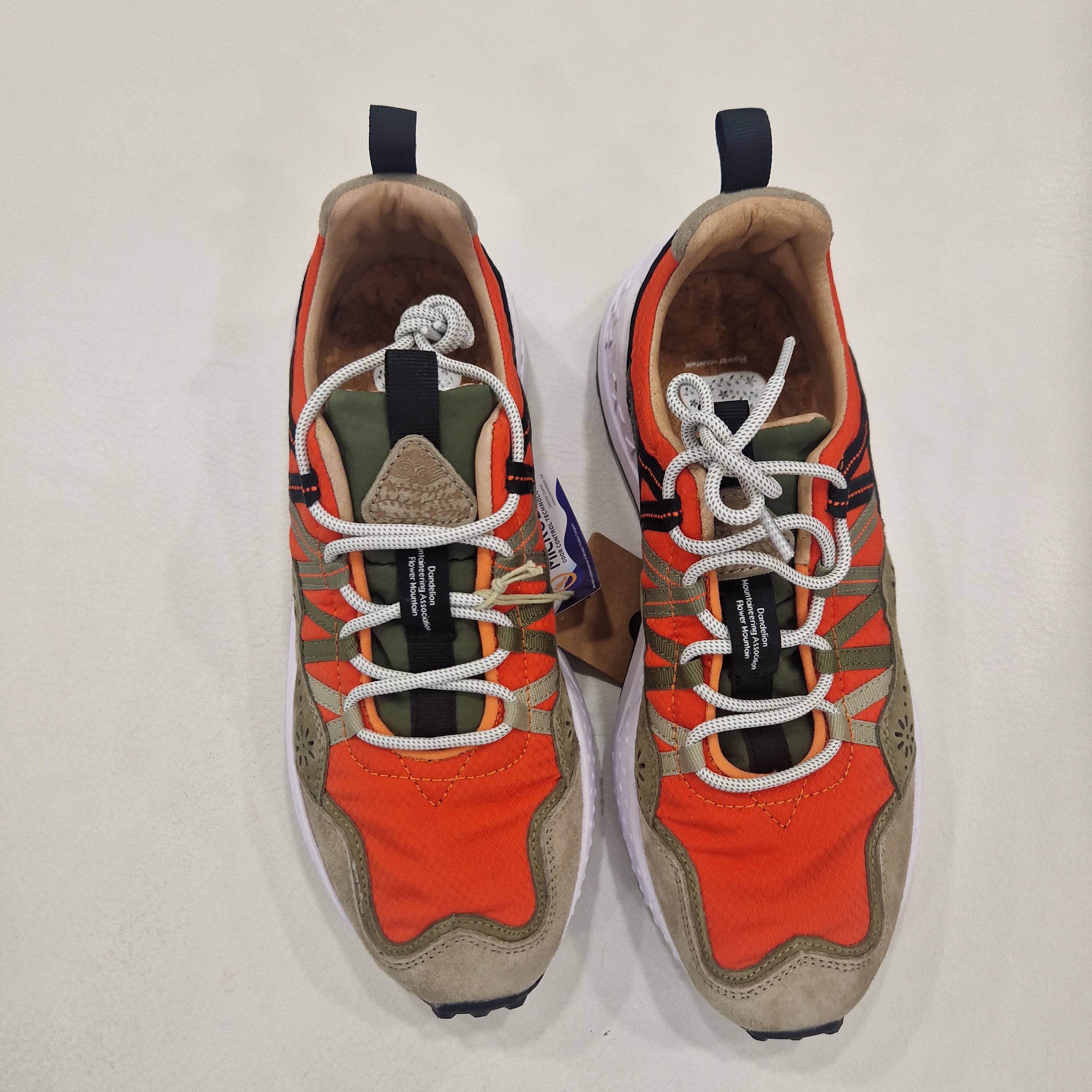 Flower Mountain sneaker uomo modello WHASHI arancio