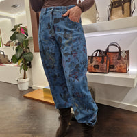 Kikisix Jenas balloon FIORI blu