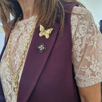 Kikisix gilet burgundy