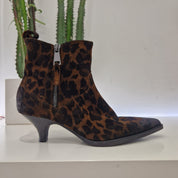 Elena Iachi texano suede stampa leo