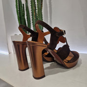 Chie Mihara sandalo CALIGA suede moro
